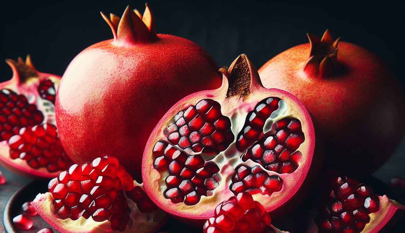 pomegranate peel, seeds